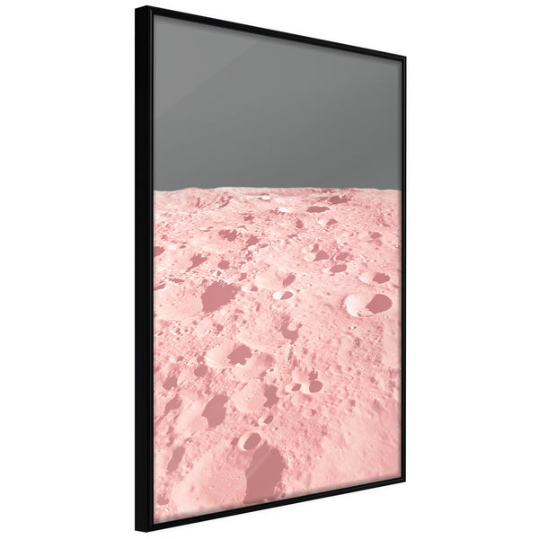 Poster - Pastel Craters  - zwart