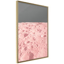 Poster - Pastel Craters  - goud