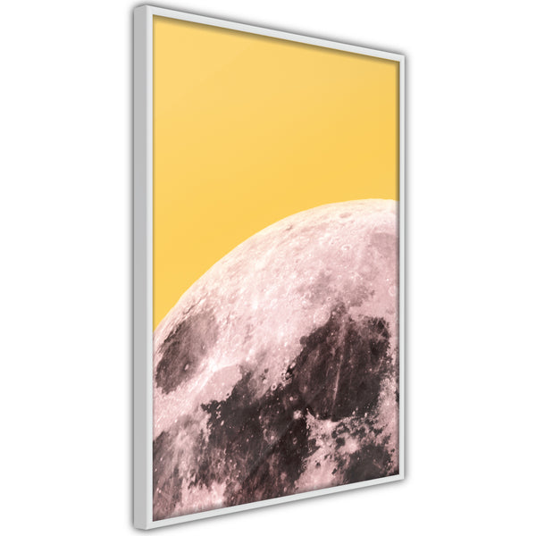 Poster - Pink Moon  - wit