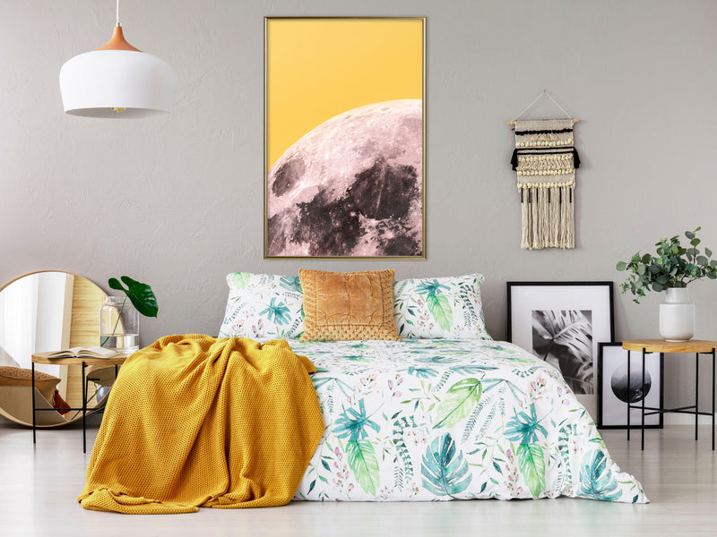 Poster - Pink Moon  - goud