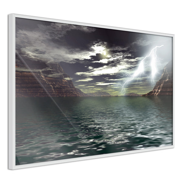 Poster - Storm over the Canyon  - wit