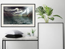 Poster - Storm over the Canyon  - zwart passepartout