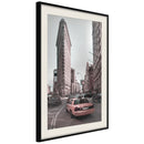 Poster - Flatiron Building  - zwart passepartout