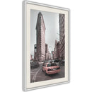 Poster - Flatiron Building  - wit passepartout