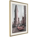 Poster - Flatiron Building  - goud passepartout