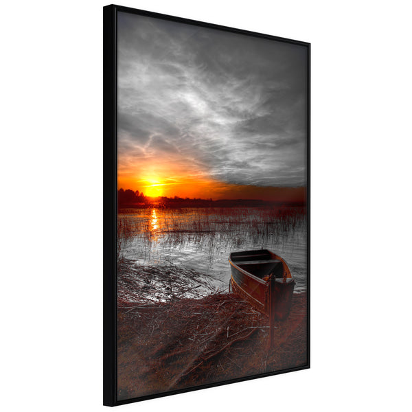 Poster - Rising Sun  - zwart