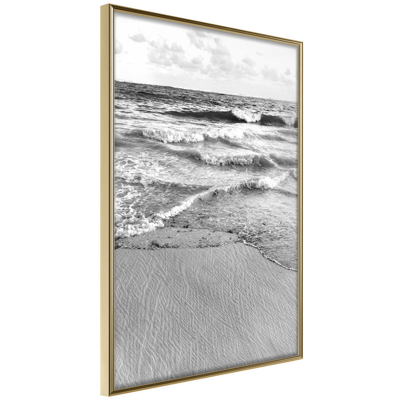 Poster - At the Seaside  - goud