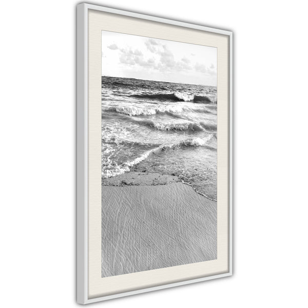 Poster - At the Seaside  - wit passepartout