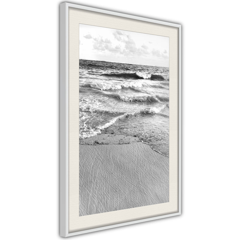 Poster - At the Seaside  - wit passepartout