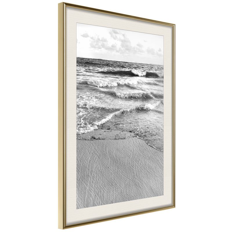 Poster - At the Seaside  - goud passepartout