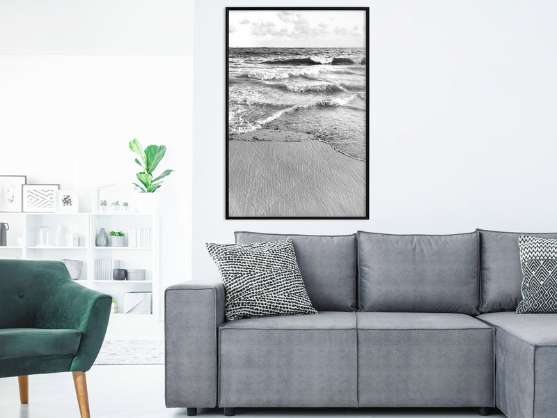 Poster - At the Seaside  - zwart