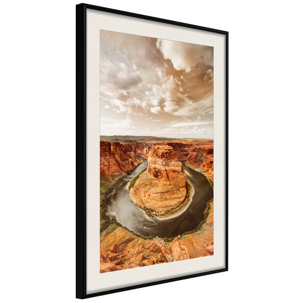 Poster - Colorado River  - zwart passepartout