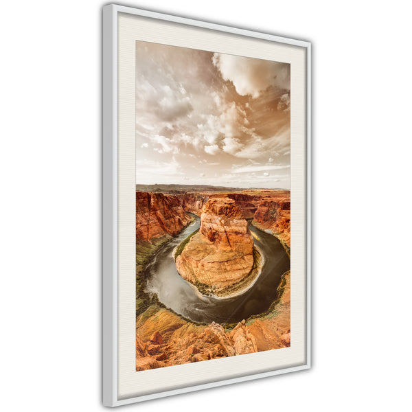Poster - Colorado River  - wit passepartout