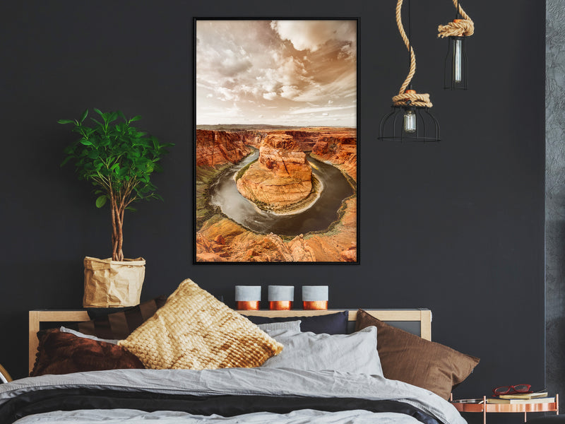 Poster - Colorado River  - zwart