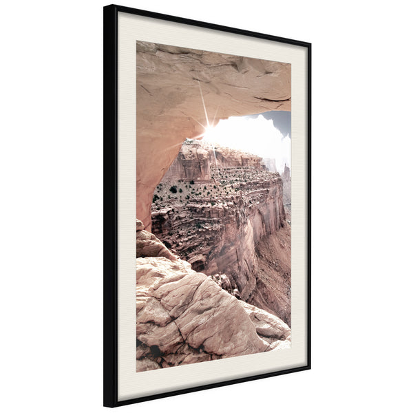 Poster - Beauty of the Canyon  - zwart passepartout