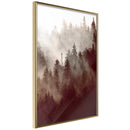 Poster - Forest Fog  - goud