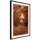 Poster - Quiet Path  - zwart passepartout