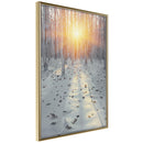 Poster - Frosty Sunset  - goud