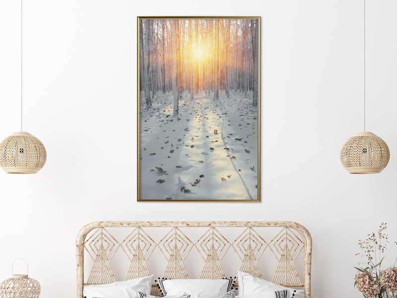 Poster - Frosty Sunset  - goud