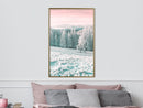 Poster - Frosty Landscape  - goud