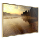 Poster - Fog Over the Water  - goud