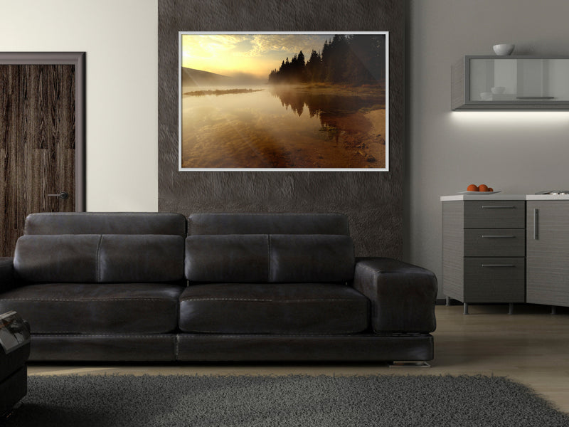 Poster - Fog Over the Water  - wit