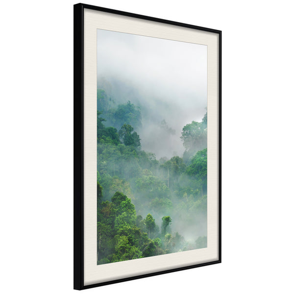Poster - Green Lungs of the Earth I  - zwart passepartout