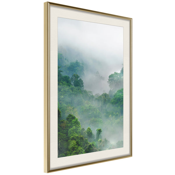 Poster - Green Lungs of the Earth I  - goud passepartout