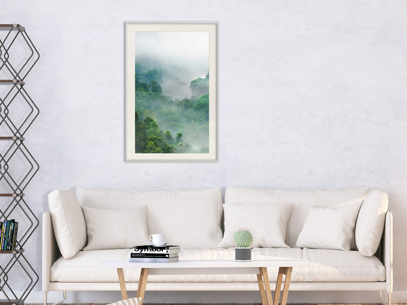 Poster - Green Lungs of the Earth I  - wit passepartout