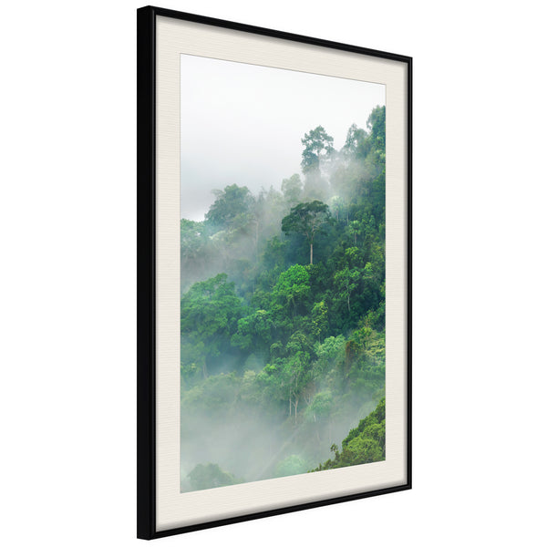Poster - Green Lungs of the Earth II  - zwart passepartout