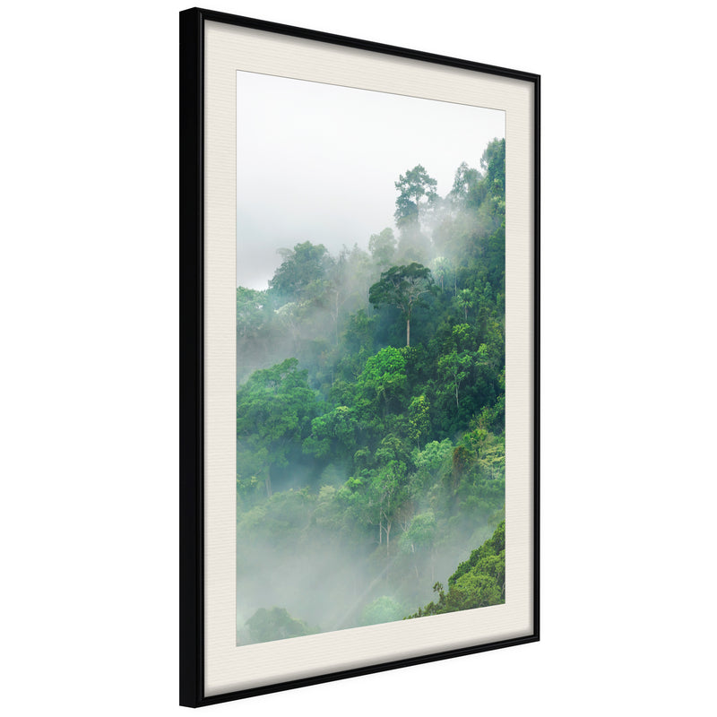 Poster - Green Lungs of the Earth II  - zwart passepartout