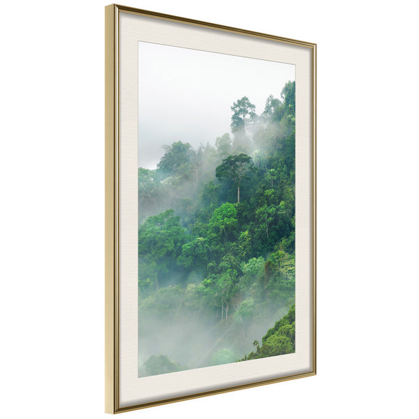 Poster - Green Lungs of the Earth II  - goud passepartout