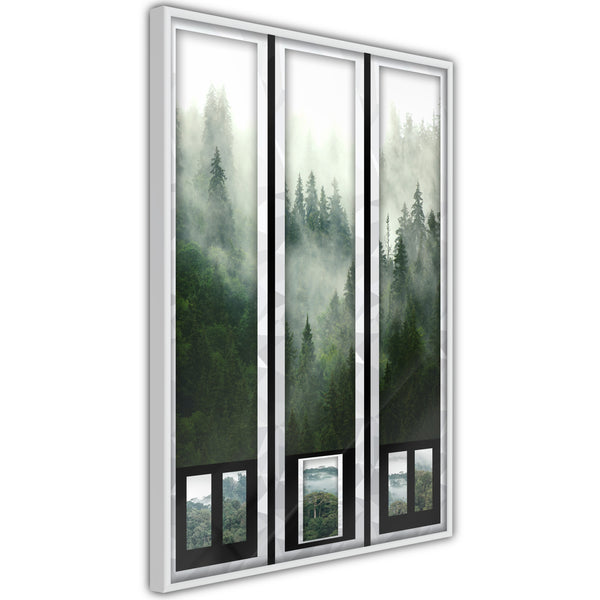 Poster - Eternal Forest  Triptych  - wit