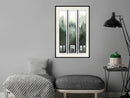 Poster - Eternal Forest  Triptych  - zwart passepartout