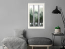 Poster - Eternal Forest  Triptych  - wit passepartout