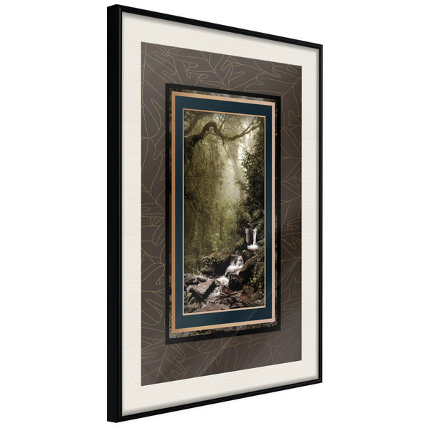 Poster - Magical Place  - zwart passepartout