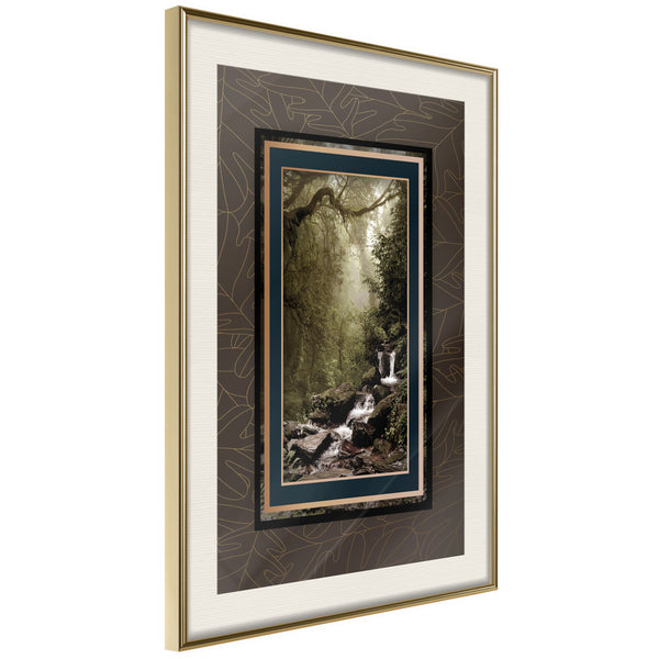 Poster - Magical Place  - goud passepartout