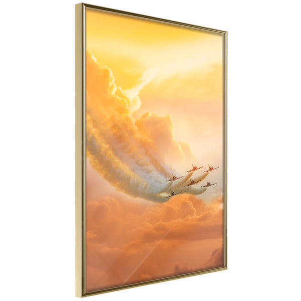 Poster - Flight Formation  - goud