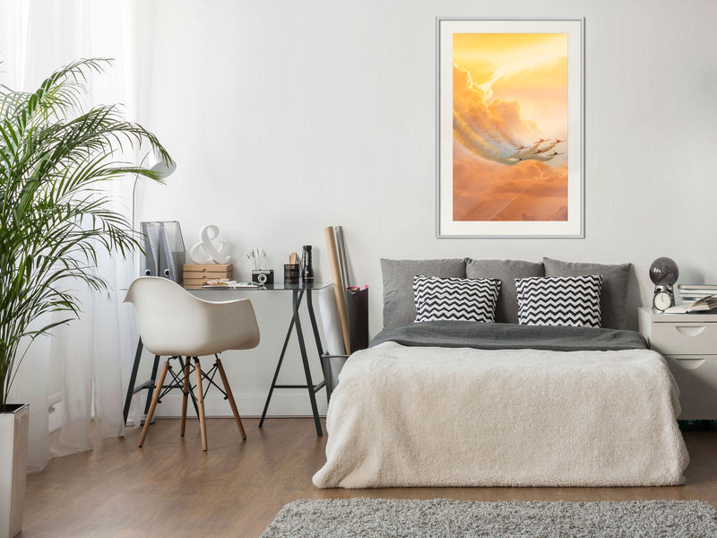 Poster - Flight Formation  - wit passepartout