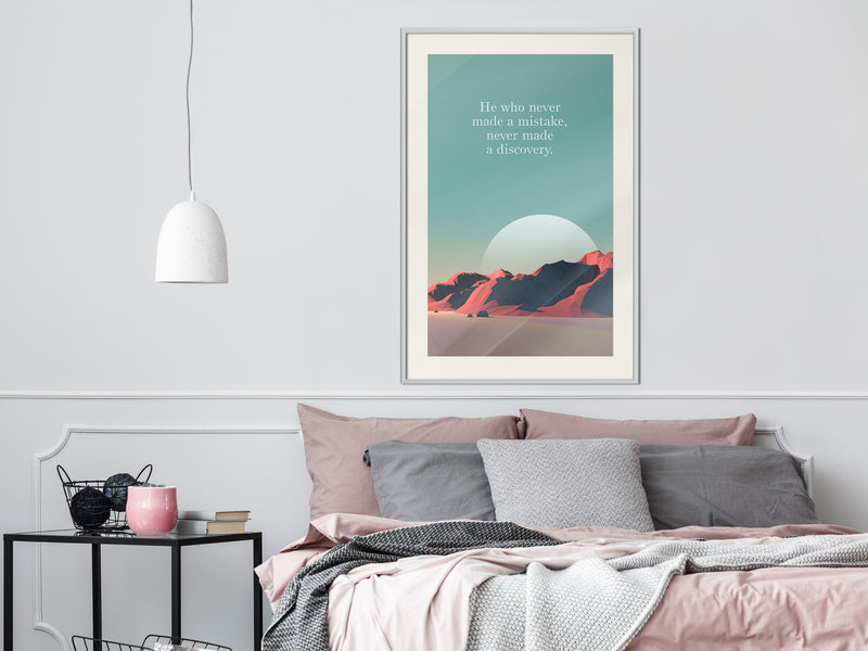 Poster - Discovery  - wit passepartout