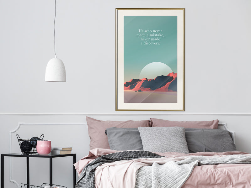 Poster - Discovery  - goud passepartout