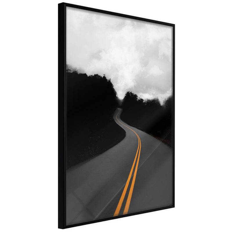 Poster - Road Into the Unknown  - zwart