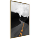 Poster - Road Into the Unknown  - goud