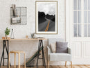 Poster - Road Into the Unknown  - goud passepartout