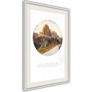 Poster - Peak of Dreams  - wit passepartout