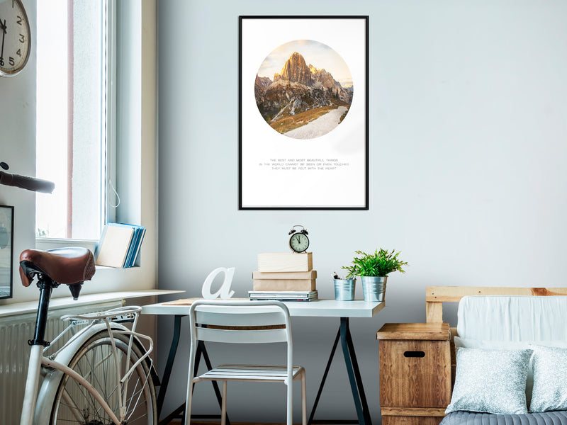 Poster - Peak of Dreams  - zwart