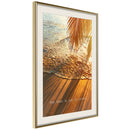 Poster - Beach of Dreams  - goud passepartout