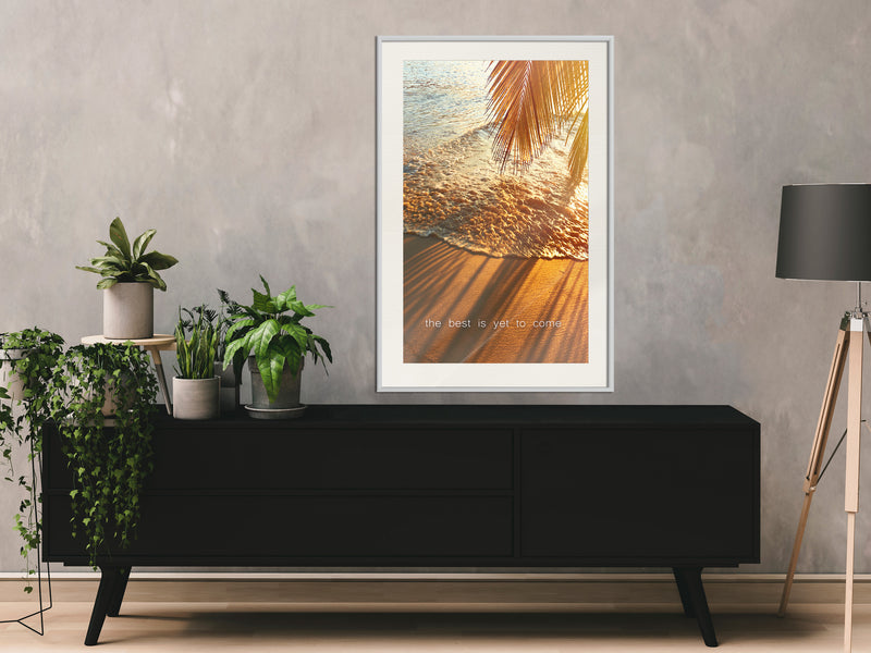 Poster - Beach of Dreams  - wit passepartout