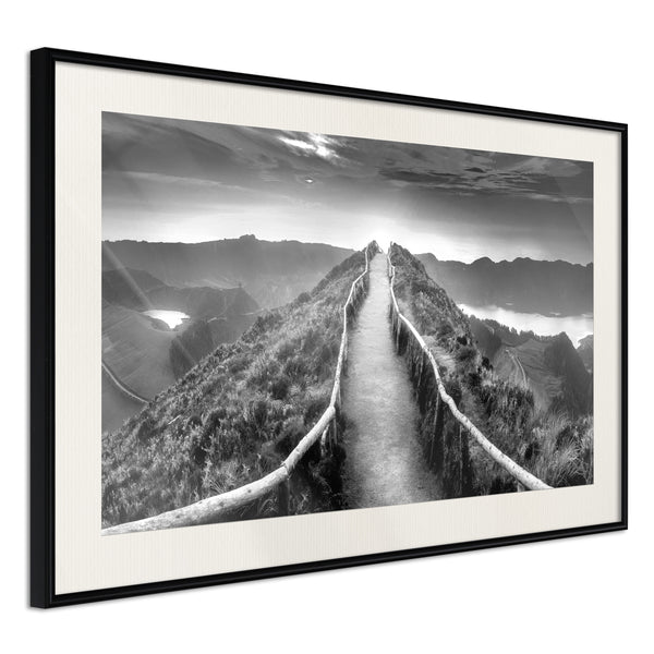 Poster - Horizon  - zwart passepartout