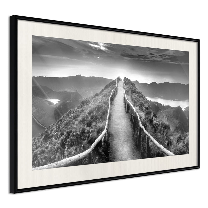 Poster - Horizon  - zwart passepartout